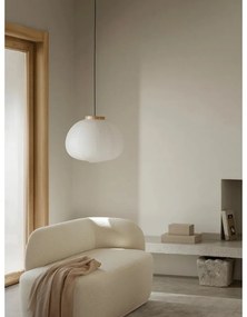 Beżowe pojemniki zestaw 2 szt. z pokrywką/dekoracyjne ze sztucznej skóry 40x30x11 cm Sahla – Blomus