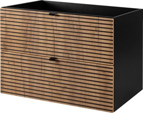 Meble łazienkowe, Czarny Mat, 80 x 57 x 46 cm