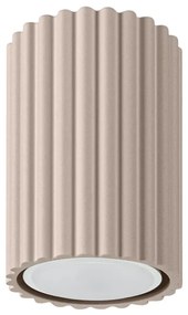Plafon KARBON 10 taupe ryflowany SOLLUX  LIGHTING