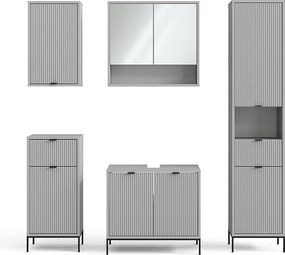 Zestaw mebli łazienkowych szary 70x45x63 eliza