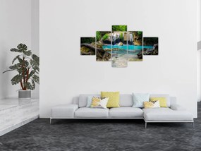 Obraz wodospadów (125x70 cm)