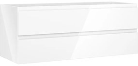 Mexen Orio szafka łazienkowa podumywalkowa 120 cm, 2 szuflady, biała połysk - 91A10-12047-2-BFF00