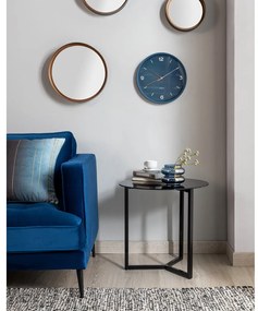 Czarny stolik Kave Home Marae, ⌀ 50 cm