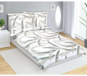 Bellatex Pościel flanelowa Piórko, 140 x 220 cm, 70 x 90 cm