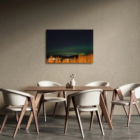 Obraz zorzy polarnej (70x50 cm)