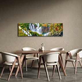 Obraz - Park Narodowy Jezior Plitwickich (170x50 cm)