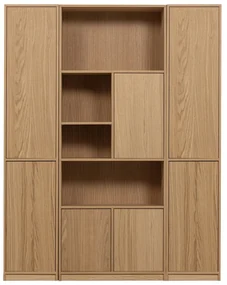 Regał modułowy w dekorze dębu 157x199 cm Modulair – vtwonen