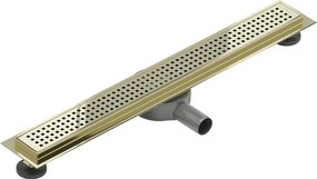 Mexen Flat 360° M08 odpływ liniowy obrotowy 60 cm, złoty - 1525060-40