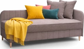 Różowy Tapczan Tapicerowany Młodzieżowy R2-W67