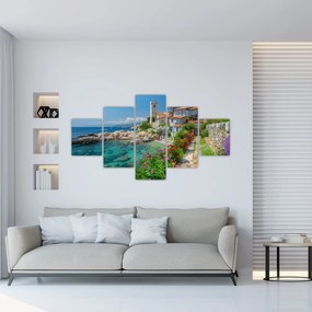 Obraz - Malownicza nadmorska wioska (125x70 cm)