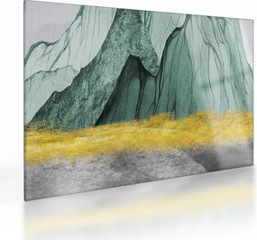 Obraz na szkle - Emerald Mountains N⁰3 (70x50 cm)