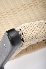 Fotel retro Foden ze sznurka