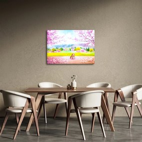 Obraz - Malowana sarna, akwarela (70x50 cm)