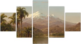 Obraz - Frederic Edwin Church, Tamaca Palms, reprodukcje (125x70 cm)