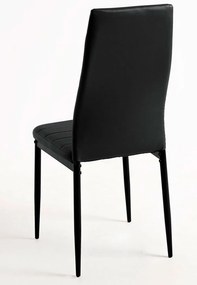 Pakiet 4 krzese Lauter ze sztucznej skóry