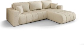 Narożnik BEDANTE MILO PREMIUM L Monolith 02 Prawy z funkcją spania Mebel łączący wygodę i nowoczesny design