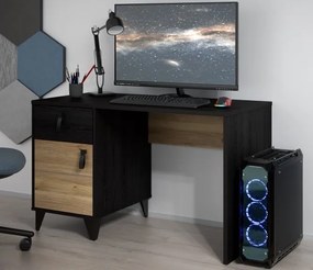Industrialne biurko młodzieżowe z szafką Lya 211