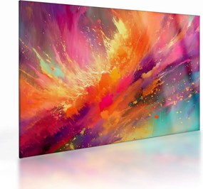 Obraz na szkle - Dynamiczna abstrakcja (70x50 cm)