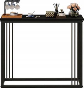 Konsola / stół do przedpokoju – czarna, elegancka I funkcjonalna (wys. 75 cm)