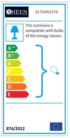Czarna lampa wisząca z metalowym kloszem ø 4 cm Best – Opviq lights