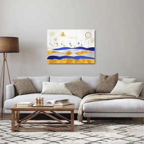 Obraz na szkle - Złote Góry (70x50 cm)