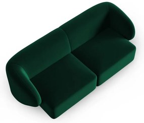 Zielona aksamitna sofa 188 cm Paolo – Milo Casa