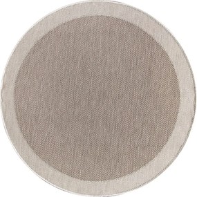 Dywan zewnętrzny Miovani beżowy 120 cm x 120 cm koło