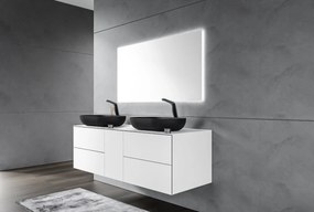 Szafka podumywalkowa ARCTIC 1400Biały Soft-touch - do umywalek nablatowych