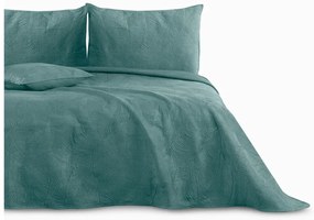 Turkusowa narzuta na łóżko dwuosobowe 200x220 cm Palsha – AmeliaHome