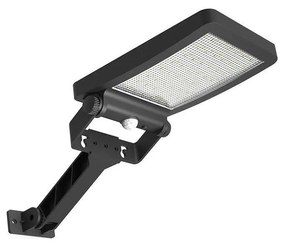 LED solarny reflektor z czujnikiem LED/5W/3,7V 4000K IP54 czarny