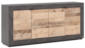 Komoda RUNEA jasnobrązowa/antracytowa