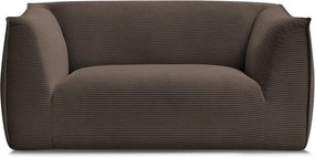 Brązowa sztruksowa sofa 170 cm Giorgia – Bobochic Paris