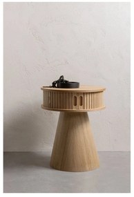 Szafka nocna w dekorze sosny w naturalnym kolorze Karri – WOOOD