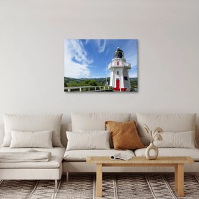 Obraz latarni morskiej Akaroa w Nowej Zelandii (70x50 cm)