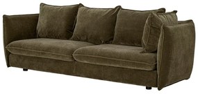 Ciemnozielona sofa 228 cm Austin – Bloomingville