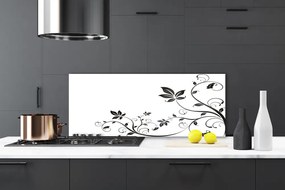 Panel Szklany Botaniczna Wizja Abstrakcyjna