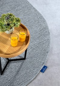 Dywan wełniany Villeroy &amp; Boch szary owal 160 cm x 230 cm