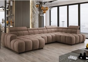 Narożnik BULL XL Prawostronny z elektryczną funkcją regulacji tkanina Salvador 04 WERSAL