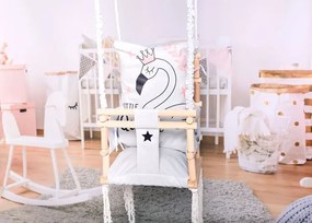 Huśtawka wisząca dla dzieci Taurus 3w1 - łabędź