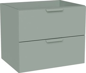 Wisząca szafka podumywalkowa – Zielony szałwiowy – S60 cm – AVORELI