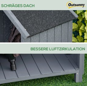 Outsunny Szafka na urządzenia z drzwiami