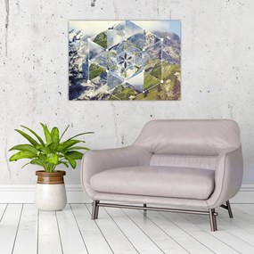 Obraz - Figura geometryczna (70x50 cm)