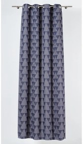 Niebiesko-szara zasłona 130x260 cm Zatapa – Mendola Fabrics