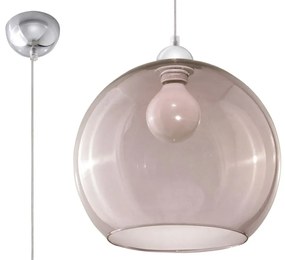Szklana lampa wisząca LED H8-S90