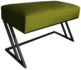 Ławka ZETA LOFT BL75 pufa podnóżek metal