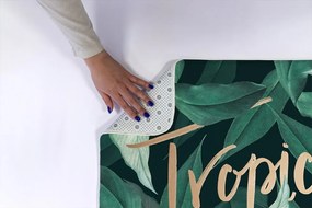 Dywanik łazienkowy antypoślizgowy Dywanik łazienkowy antypoślizgowy tropikalne liście