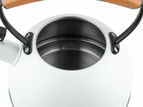 Florina Czajnik do herbaty ze stali nierdzewnej Natura Line 2,3 l, biały