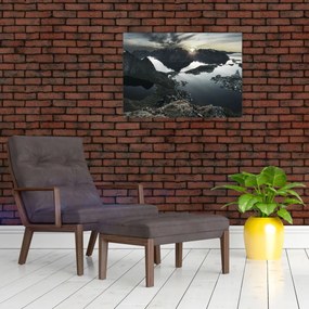 Obraz - Norweskie góry (70x50 cm)