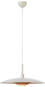 Beżowa lampa wisząca z metalowym kloszem ø 57 cm Piny – Markslöjd