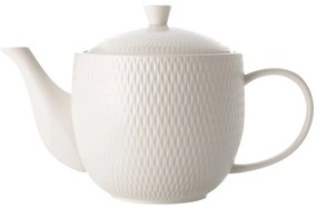 Biały porcelanowy dzbanek do herbaty Maxwell &amp; Williams Diamonds, 800 ml